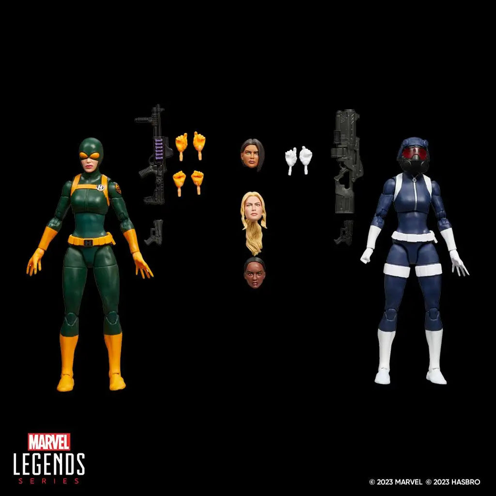 Marvel Legends S.H.I.E.L.D Agent Trooper & Hydra Trooper Exclusive 6" Action Figure SHIELD Hydra Lady Woman Female Troopers Toys