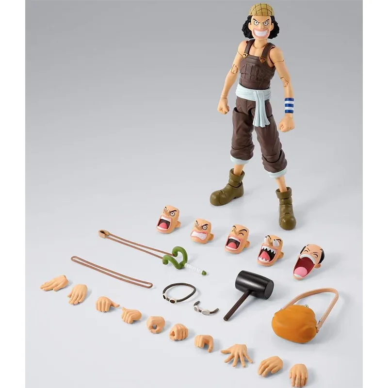 Original Bandai ONE PIECE SH Figuarts SHF Usopp Romance Dawn Anime Action Collection Figures Model Toys In Stock