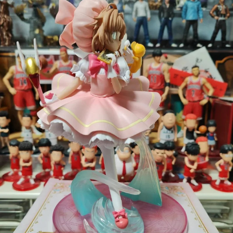 18cm Bandai Cardcaptor Sakura A Award Final Reward Collectible Action Figure Kinomoto Sakura Figure Lovely Birthday Gift