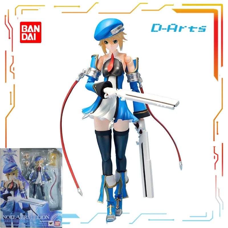 BANDAI Original D-arts Fertige bewegliche Puppenserie BLAZBLUE Noel Anime Actionfigur Modell Spielzeug Modell Ornamente Geschenke für Jungen