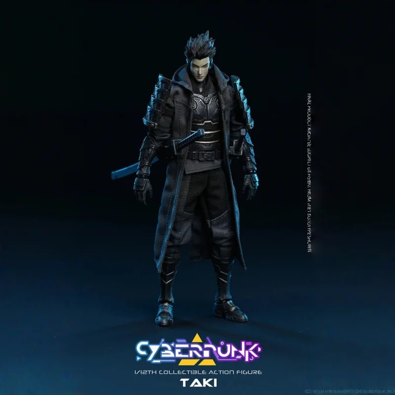 VToys Cyberpunk Samurai Taki VSD010 Action Figure Original Collection With Replaceable Accessories PVC Figurine Toy Gift Decor