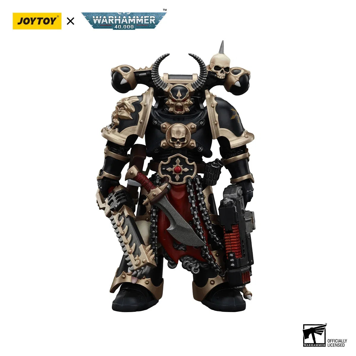 [Pre-order]JOYTOY Warhammer 40K 1/18 Action Figure Abaddon the Despoiler&Death Guard 3PCS&Heavy Relic Primus Armor 3PCS Model