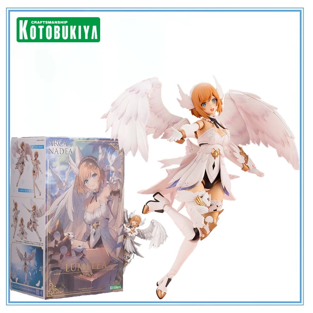 In Stock Original Kotobukiya Model Kits Arcanadea Lumitea Mobile Suit Girl Action Figure Little Angel