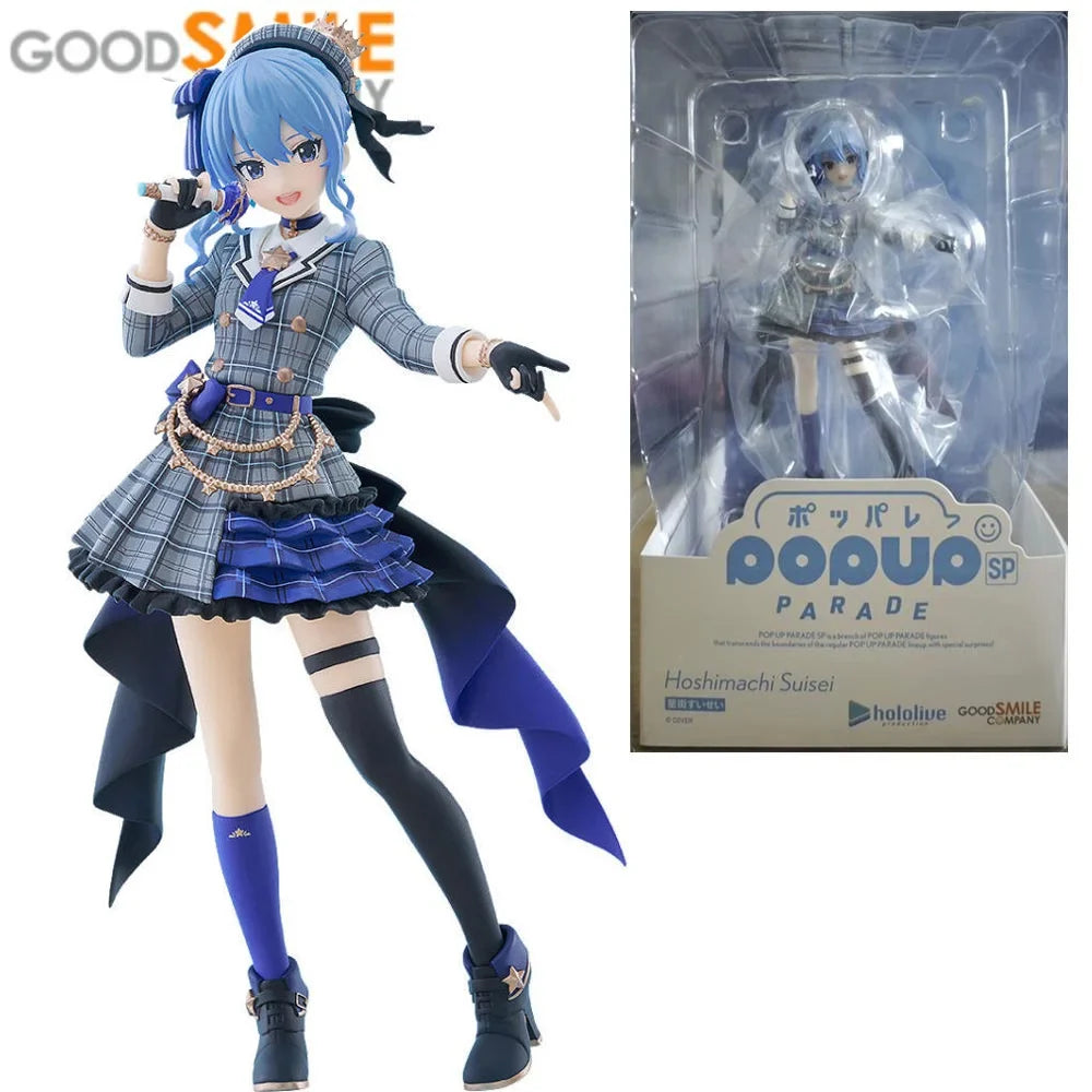 GSC Original POP UP PARADE hololive SP Hoshimachi Suisei Anime Action Figure Toys For Boys Girls Kids Children Birthday Gifts