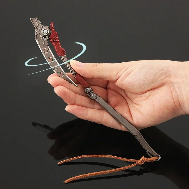 Apex Legends Heirloom Weapon Keychain18cm Dead Man's Curve Game Swords Metal Model 1 Real Katanas Coaplay Prop Gifts Toys Knife