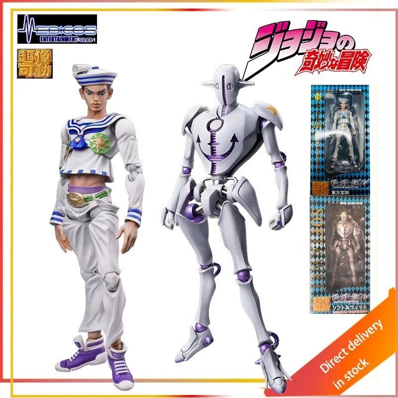 MEDICOS Original Super Like Mobile Jojo Fantastic Adventure Part 8 Dongfang Dingzhu  Action Figure Model Toys Movable Model