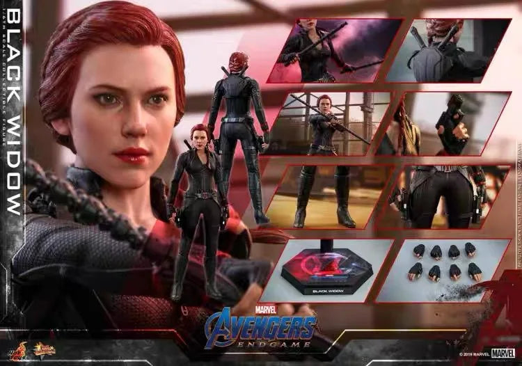 Auf Lager Hot Toys Avengers 4 Scarlett Black Widow 7.0 HT 1/6 MMS533 Actionfigur Gelenkbewegliche Spielzeug Geburtstagskollektion Geschenkspielzeug
