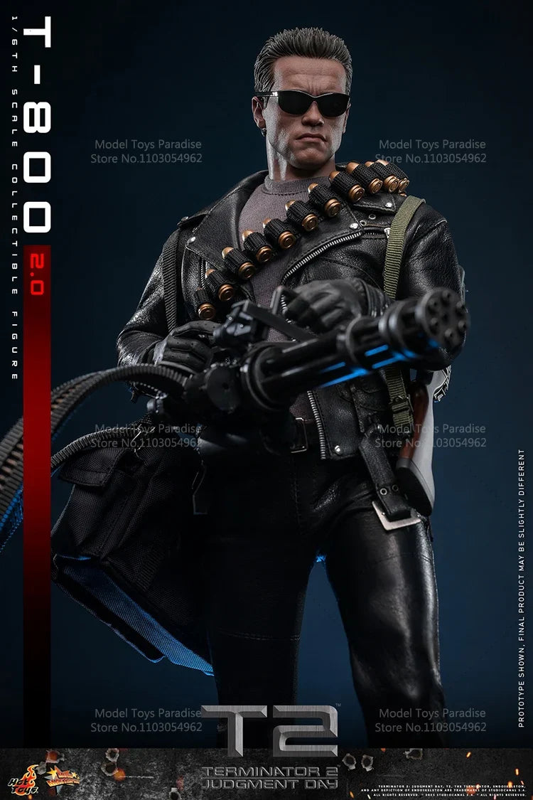 HOTTOYS HT MMS795 1/6 Collectible Toys T800 Robot Arno Men Soldier 12inch Action Figure Model Gifts