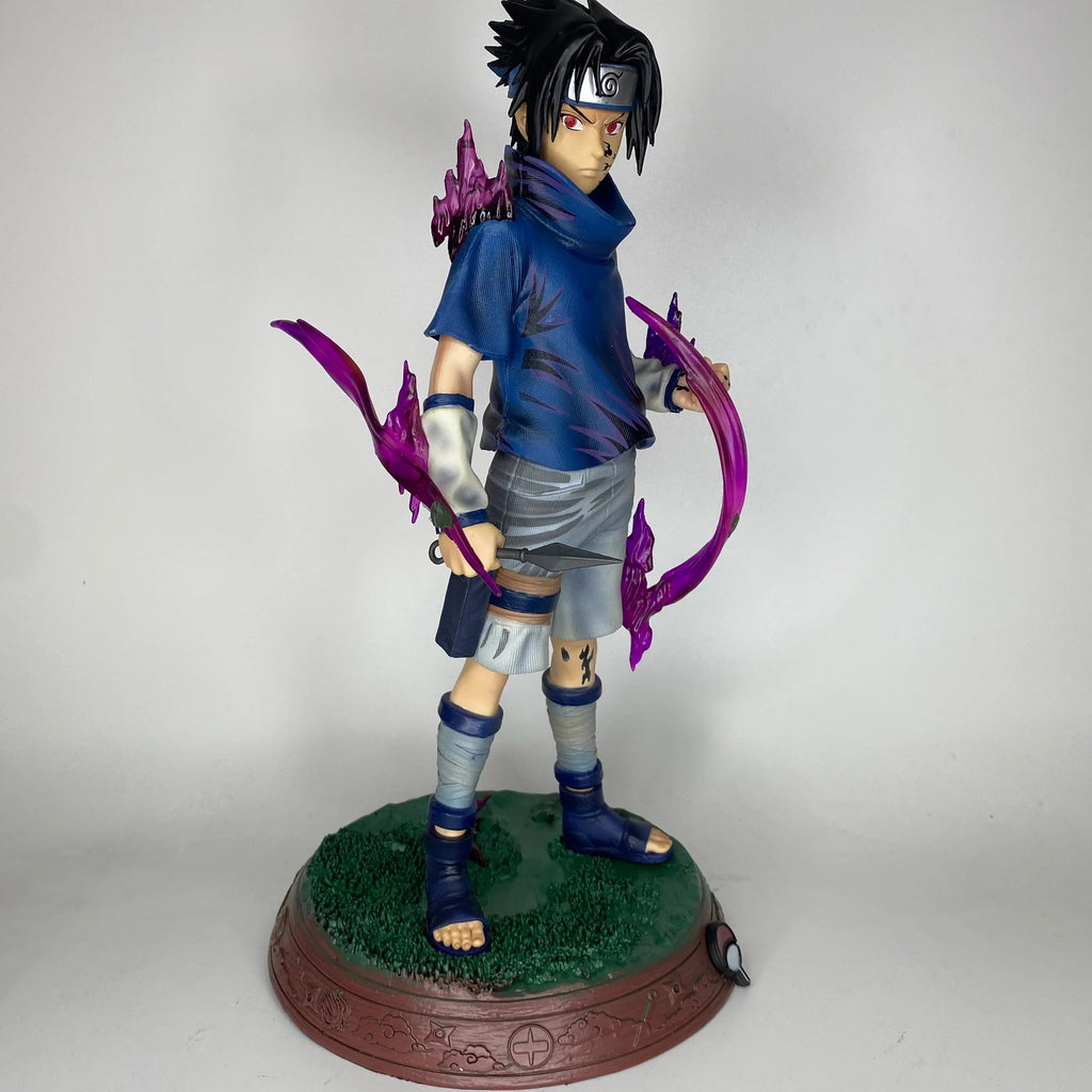 Anime GK Ornament Statue - Hokage Handheld Uchiha Watergate Spell Sasuke Standing Model Resonance Series Collectible Gift