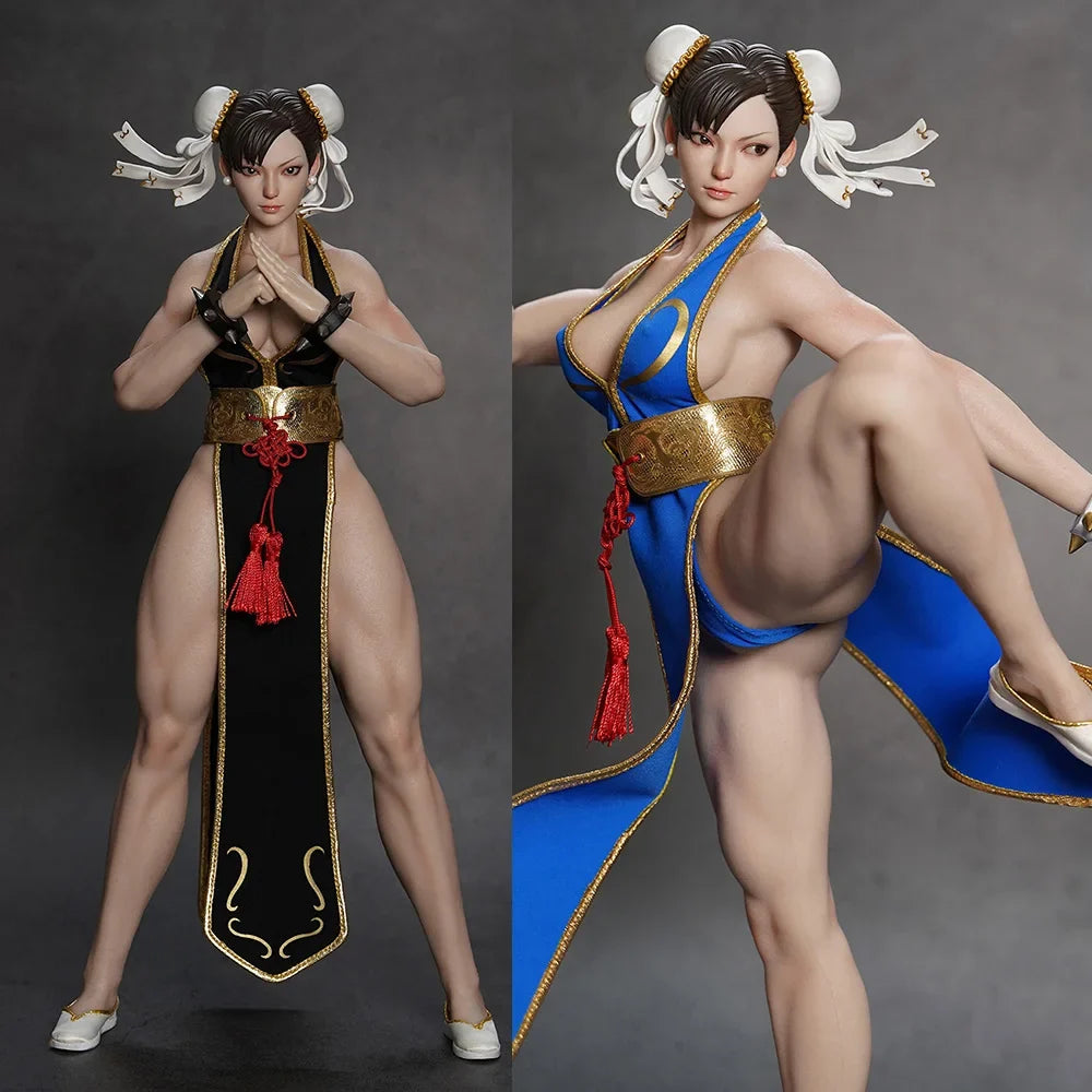 In Stock PLAY TOY P023 1/6 Scale FIGHTER Girl Chun-Li Fighting Goddess 2.0 Collection 12" Action Figure Full Set Model Toys