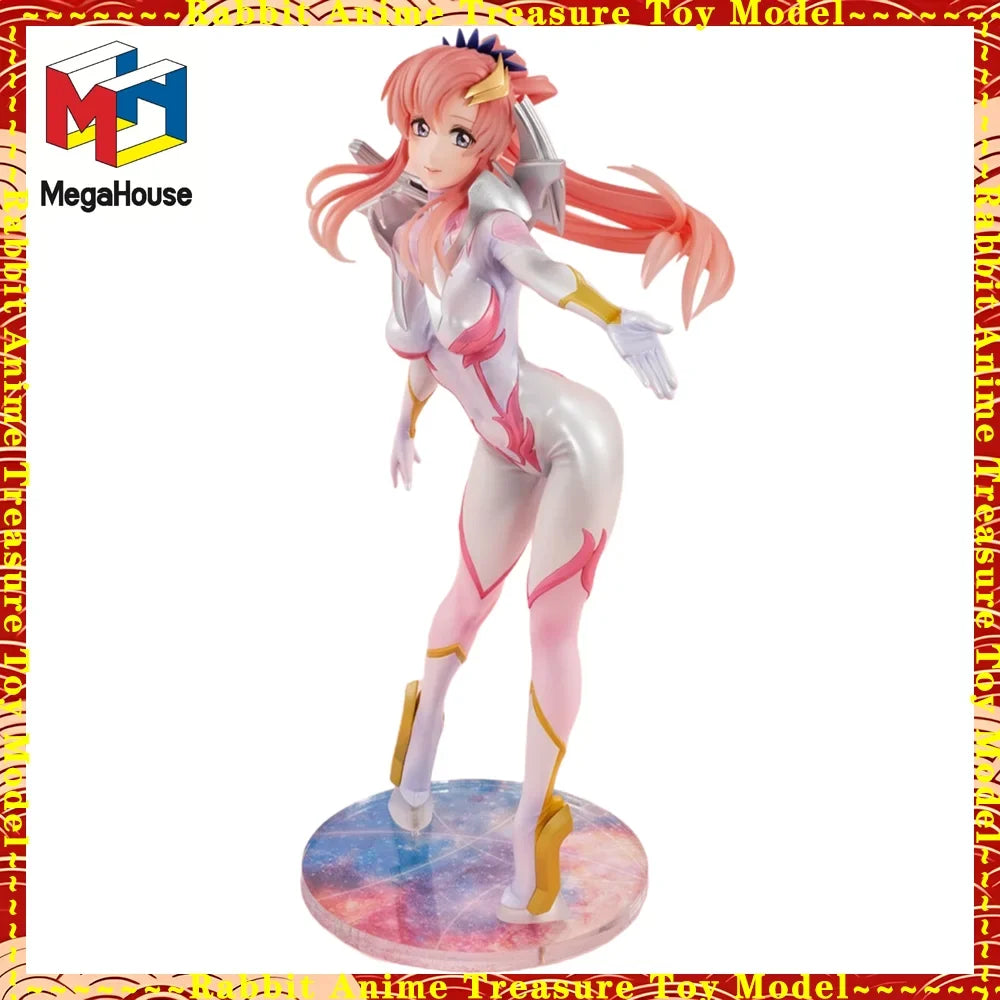 In Stock Original Genuine MegaHouse GGG Gundam SEED FREEDOM Lacus Clyne Pilot Suit Non-Scale PVC Figure Collectible Display