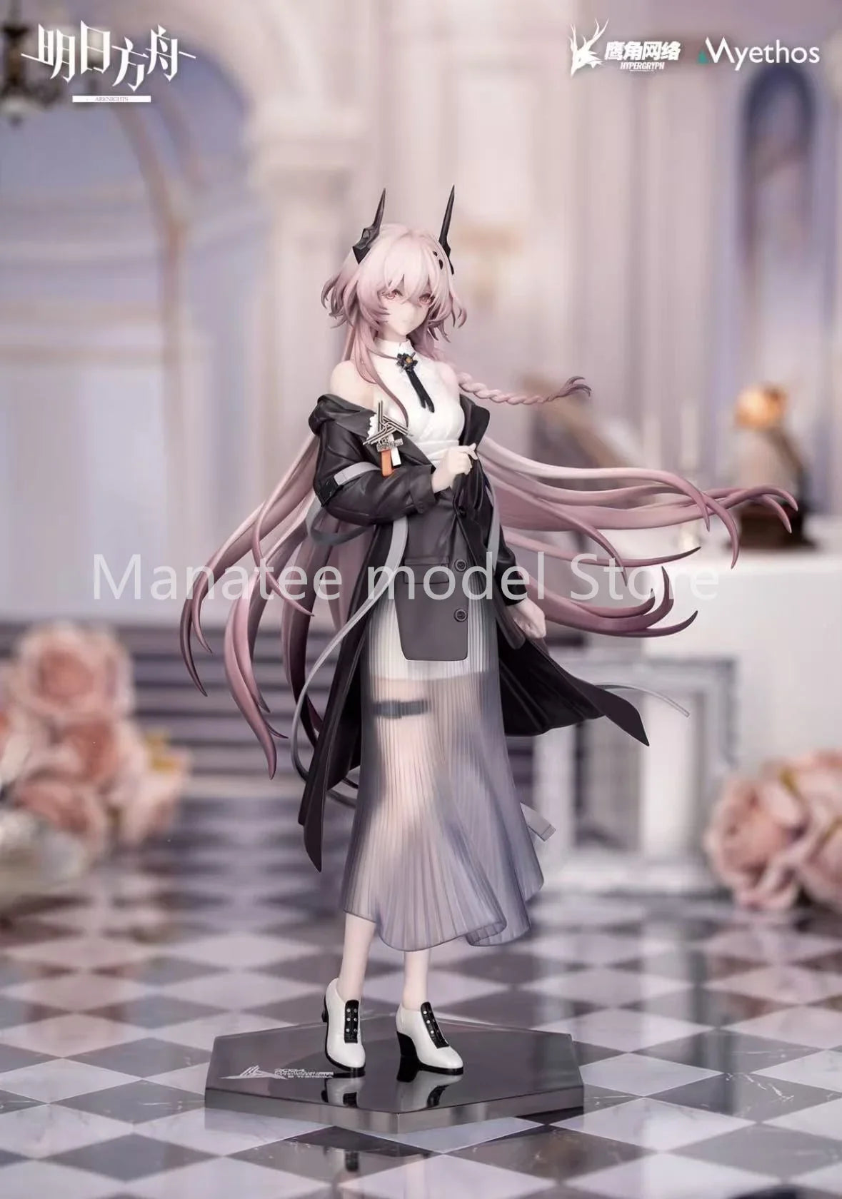 Myethos original Arknights theresa PVC Action Figure Anime Model Toys Figure Collection Doll Gift