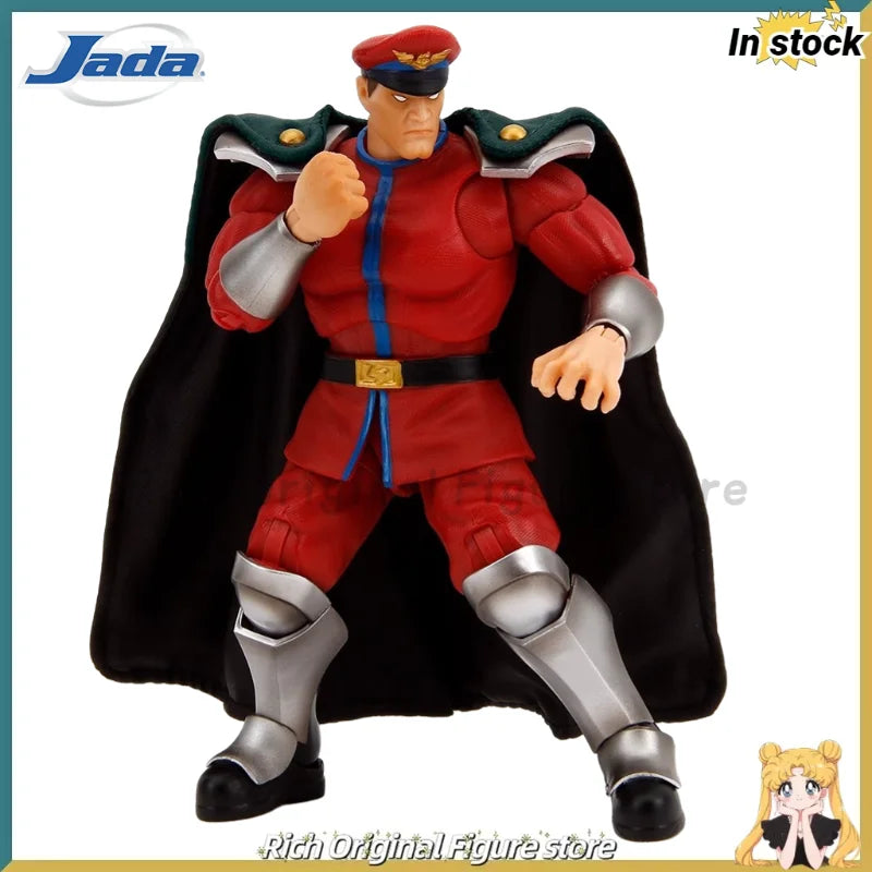 【In Stock】Original Jada Toys Ultra Street Fighter II M. Bison 6-Inch Scale Action Figure Anime Model Toys Ornaments
