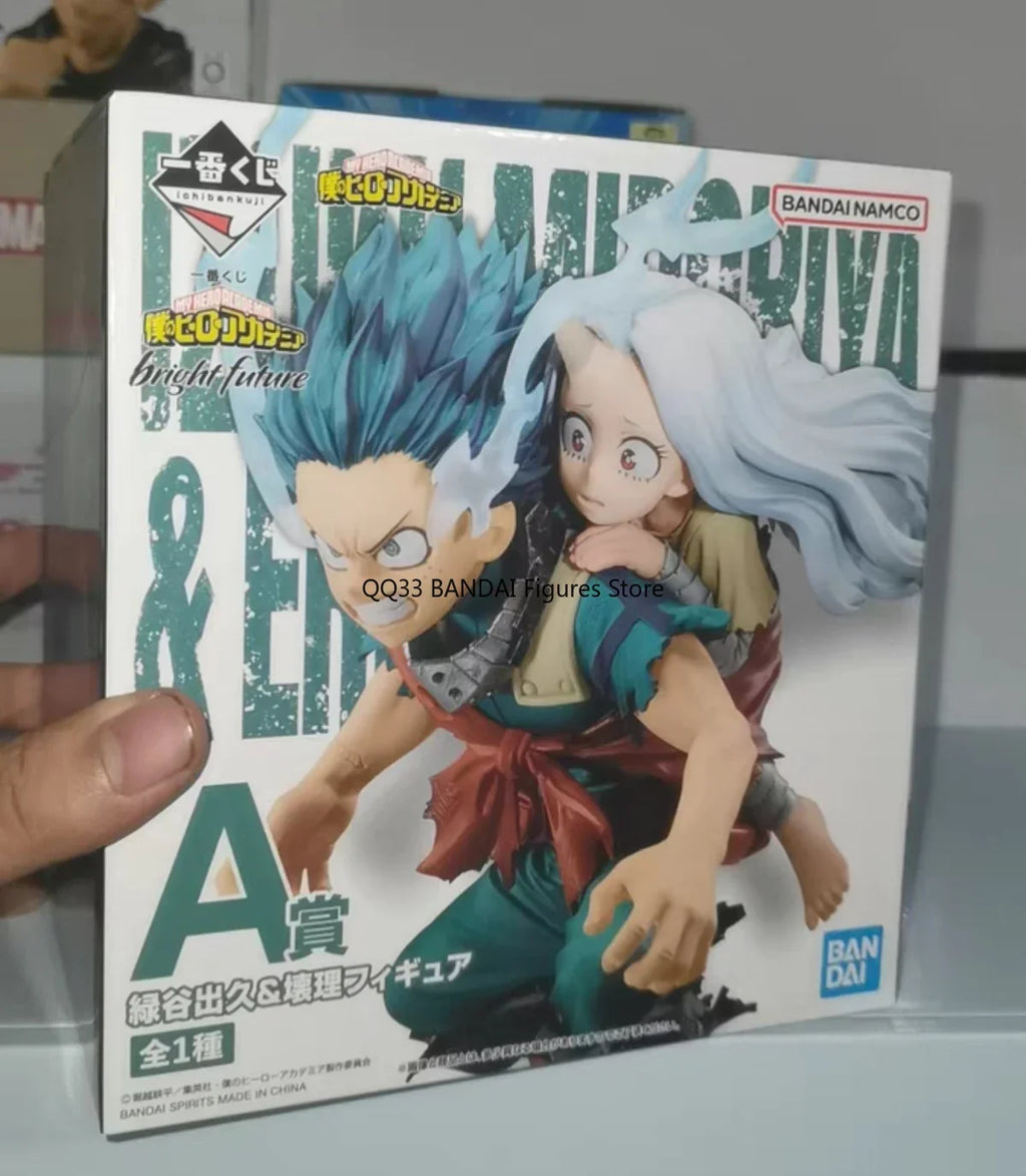 BANDAI Ichiban Kuji My Hero Academia Bright Future Izuku Midoriya&ERI Figur Preis Anime Actionfigur Modell Dekoration