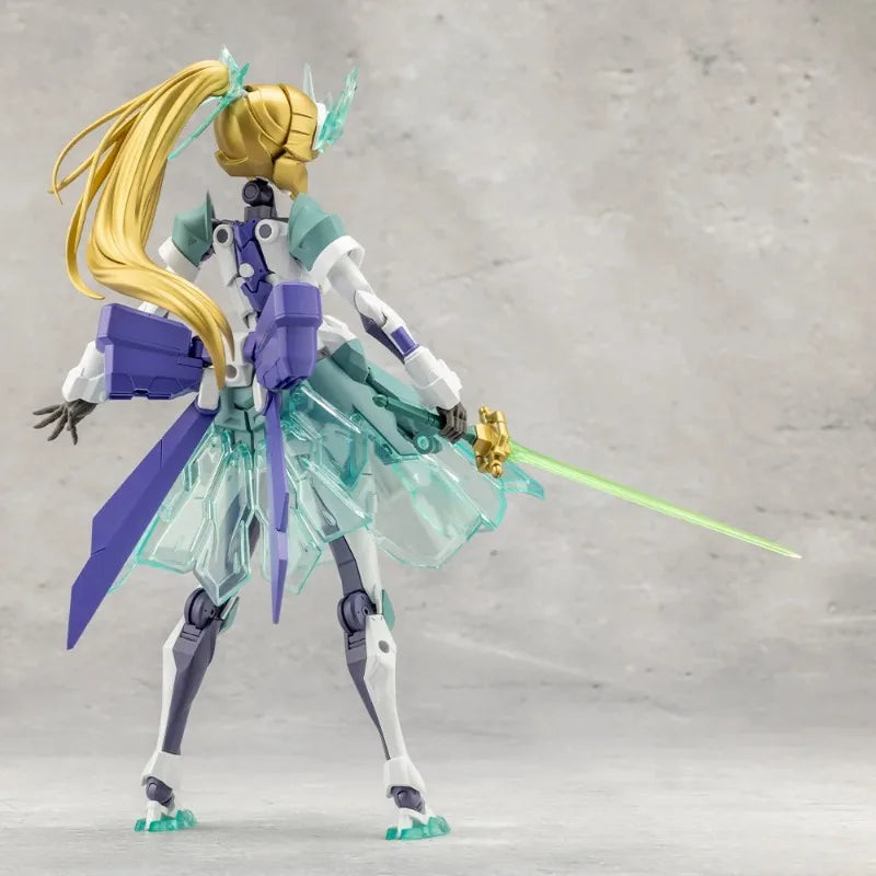 Kotobukiya Original Genuine Megalomaria Unlimited Universe Green Glass 16cm Mobile Suit Girl Action Figures Assembly Model Toys