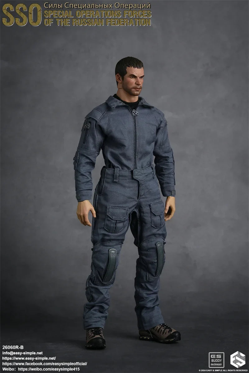 Easy&Simple ES 26060R-A 26060R-B 26060S 1/6 Russian SSO Special Operations Force 12'' Full Set Male Soldier Action Figure Models