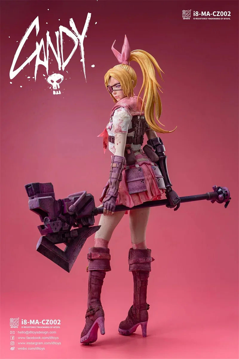 1/6 Scale I8TOYS CANDY I8-MA-CZ001/002 Beautiful Strong Sexy Female Soldier Complete Set Full Set Fit In Stock Action Figure Toy