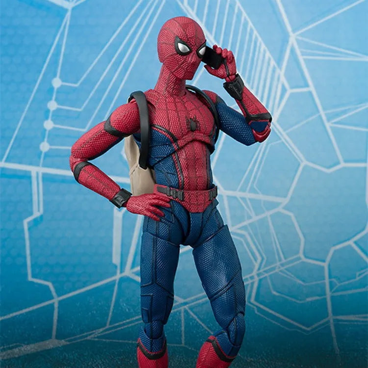 15CM Shf Spider-Man:Homecoming Figures Avengers Movable Model Marvel Peter Parker Action Figure PVC Collection Toys Child Gifts
