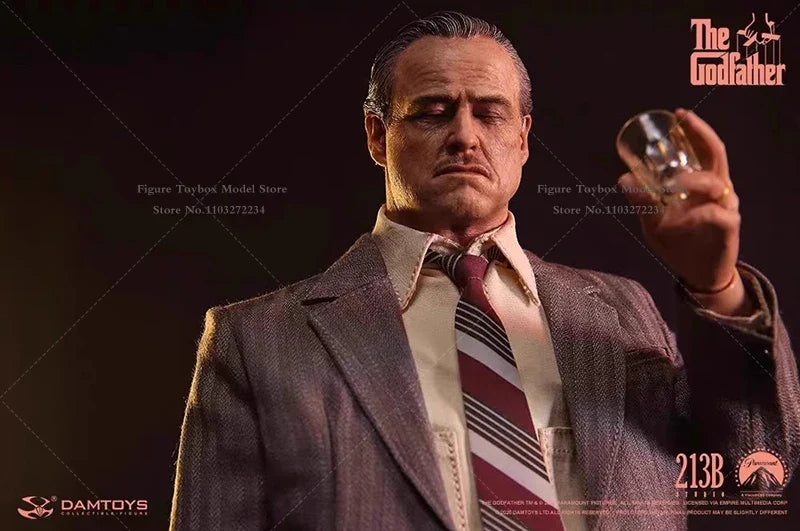 DAMTOYS DAM DMS032 1972 Version Suit Cloth The Godfather Action Figure DMS033 1/6 Gray Vintage Style VITO CORLEONE Mini Figurine