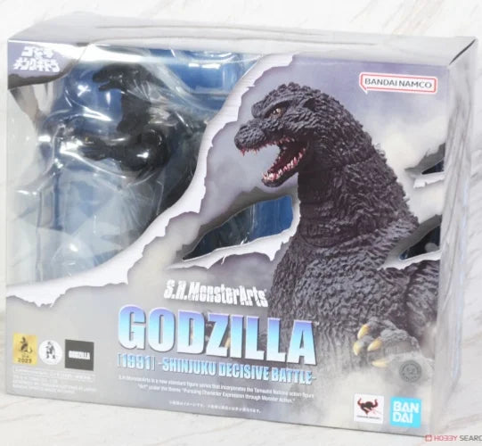 In Stock Original Bandai S.h.monsterarts Shm Godzilla 1991 Shinjuku Decisive Battle 16cm Collectible Figure Toys Gifts