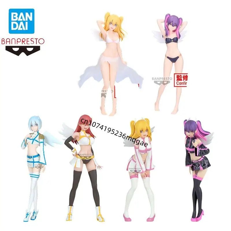 In Stock Bandai 2.5 Dimensional Seduction RIRISA AMANO Lily Elu Ariel Anime Action Figures Model GLITTER & GLAMOURS Ornaments