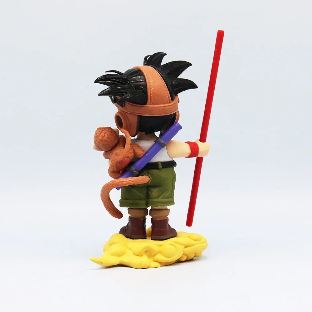 16cm Anime Dragon Ball Son Goku Figure With Monkey Kid Goku Action Figure Pvc Statue Collection Model Toys Gifts