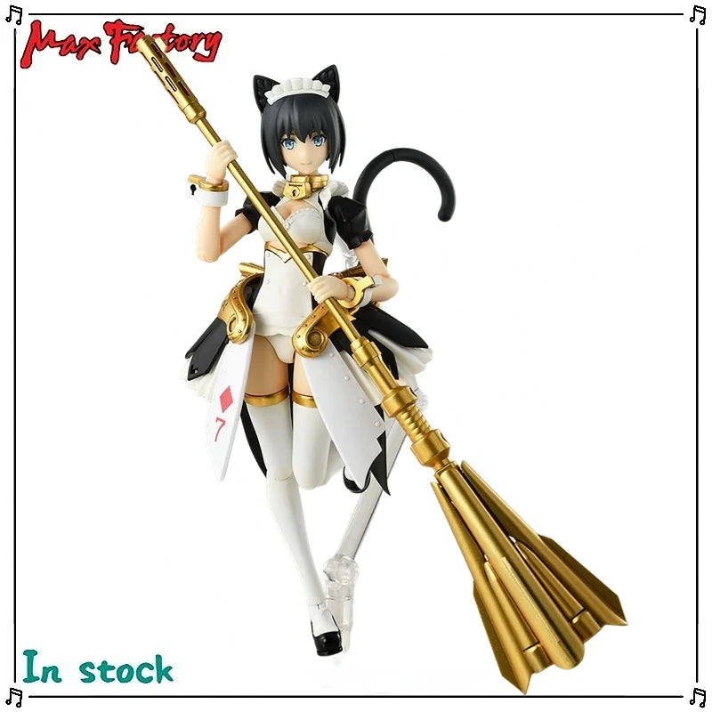 Original Max Factory PLAMAX GP-01 Sin Ji Maid Robot Anime Figure Model Toy Gift Collection
