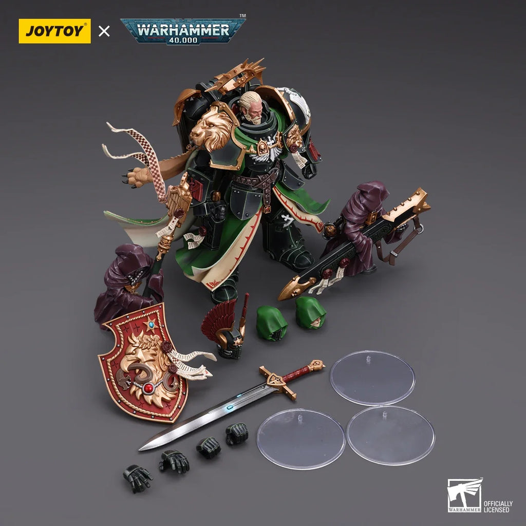 JOYTOY Warhammer 40K 1/18 Scale Dark Angels Primarch Lion El‘Jonson Action Figure Model Dolls Toy for Collection Display