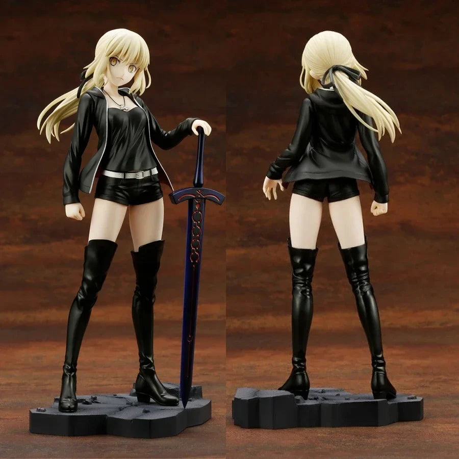23cm Fate/Grand Order Anime Figure Swordsman Saber Action Figure Arturia Pendragon(Alter) Figurine Collection Model Doll Toys