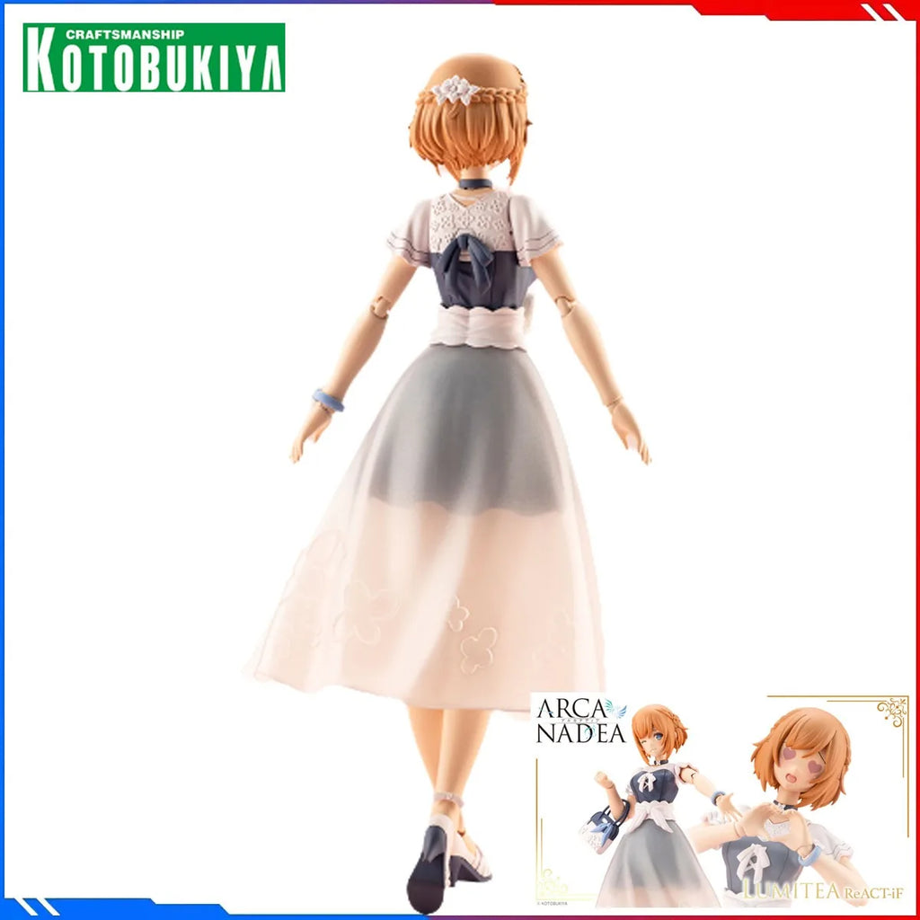 Kotobukiya Genuine Anime Model KitsBOX Arca Nadea AR009 LUMITEA ReACT-iF Toys Action Figure Assembly Model Gift for Boy Girl