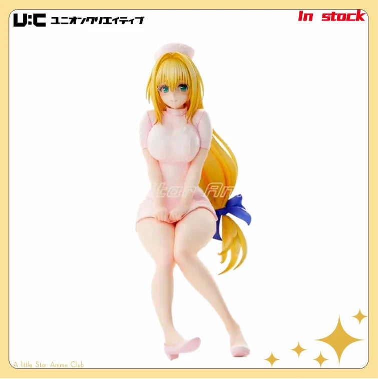 Auf Lager Original UnionCreative To Love-Ru Darkness Tearju Lunatique Krankenschwester-Serie Animationsfigur Sammlermodell Spielzeug