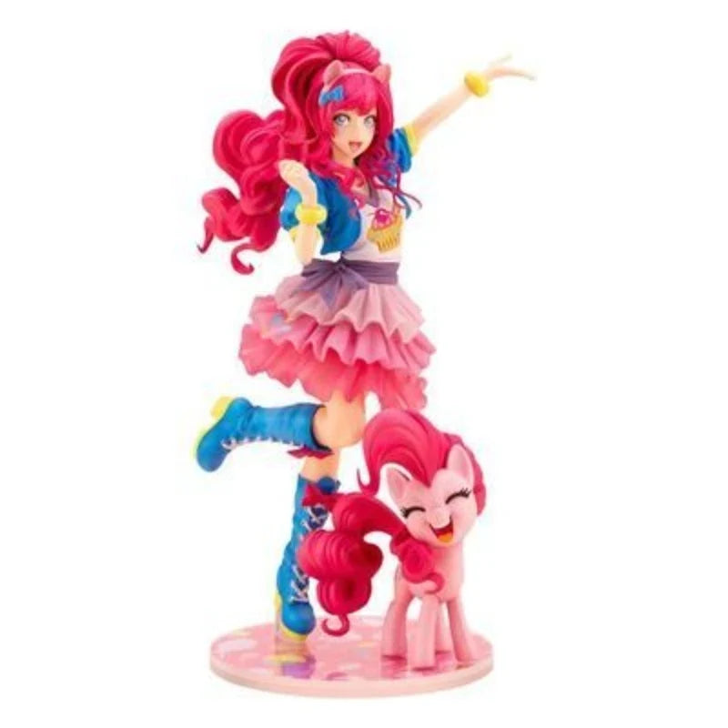SV374 Beautiful Girl Statue Rainbow Pony Beautiful Girl Pinkie Pie Doll Model Toys