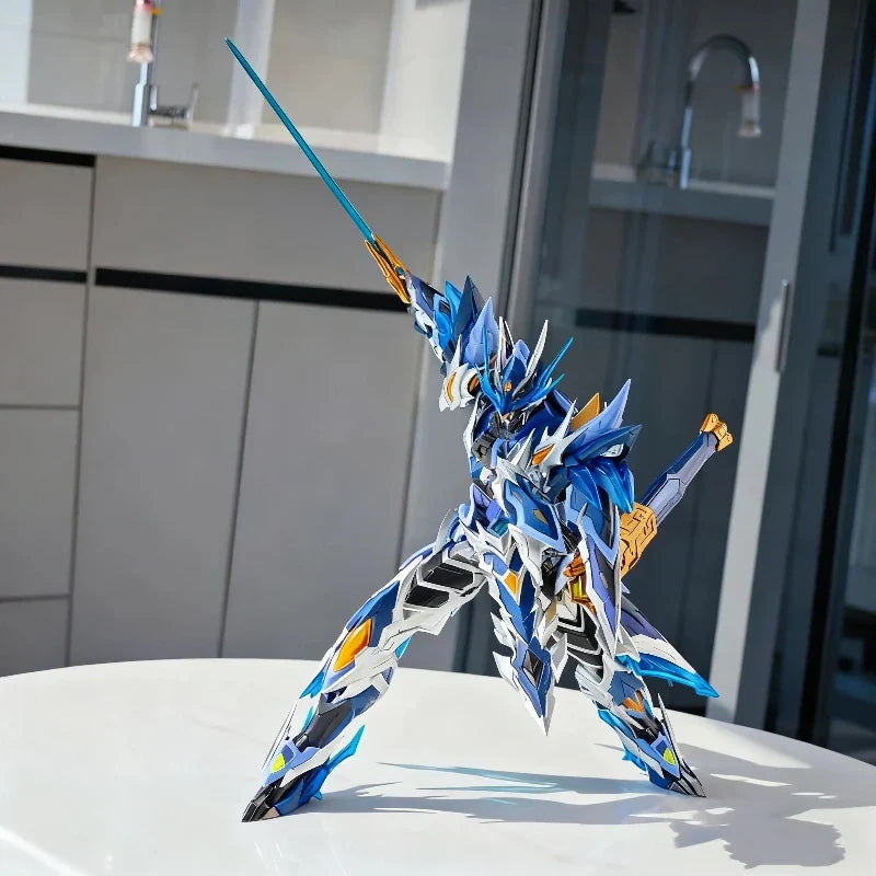 Motor Nuclear 1/10 Zhao Yun Action Figures Legend Of Star General Alloy Skeleton Mecha Model Kit Assembly Toy Collectible Gift