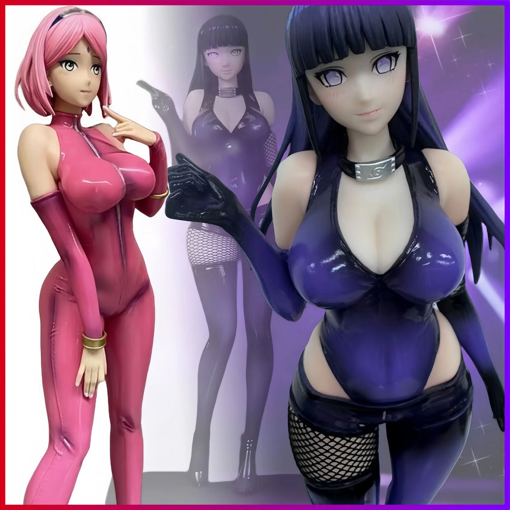 30cm  Anime Figure Hyuuga Hinata Action Figures Pvc Sexy Girl Statue Collection Decoration Desk Model Birthday Toys Gifts
