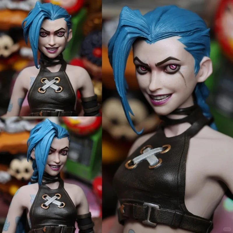 In Stock Original HOTTOYS HT 1/6 TMS137 Arcane: League Of Legends Jinx Action Figures 12inch Collectible Model Toy Birthday Gift