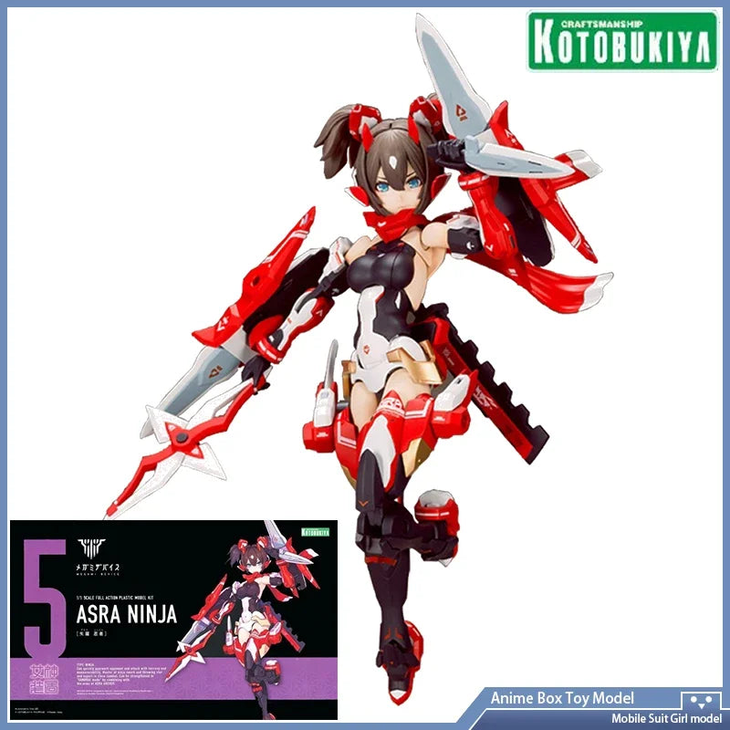 Kotobukiya Megami Device 5 KP431 ASRA Ninja  Version Anime Figure  Mobile Suit Girl Gift Original Genuine