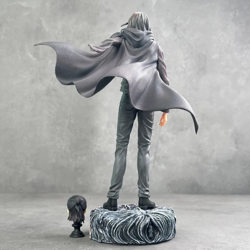 NEW 30cm Attack On Titan Anime Figure Eren Jaeger Action Figure Jaeger Survey Corps Statue Figurine Model Doll Toy Christmas