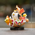 One Piece Figure Luffy THOUSAND SUNNY Going Merry Assembling Boat Model Pirate Ship Decor Collectible Gifts for Children Boy
