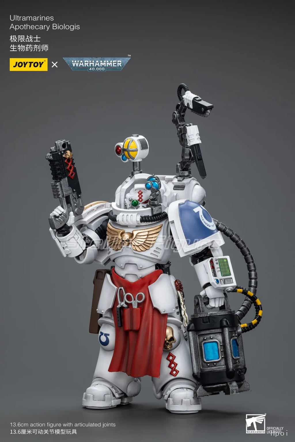 【SF】JOYTOY Warhammer 40K   1/18 Action Figure Ultramarines Apothecary Biologis Model Gifts Collection Ornaments