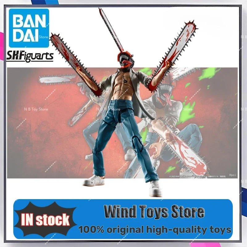 IN STOCK Original Bandai S.H.Figuarts Shf Chainsaw Man Movie Prayer Arc Chainsaw Man Anime Collection Action Figures Model Toy