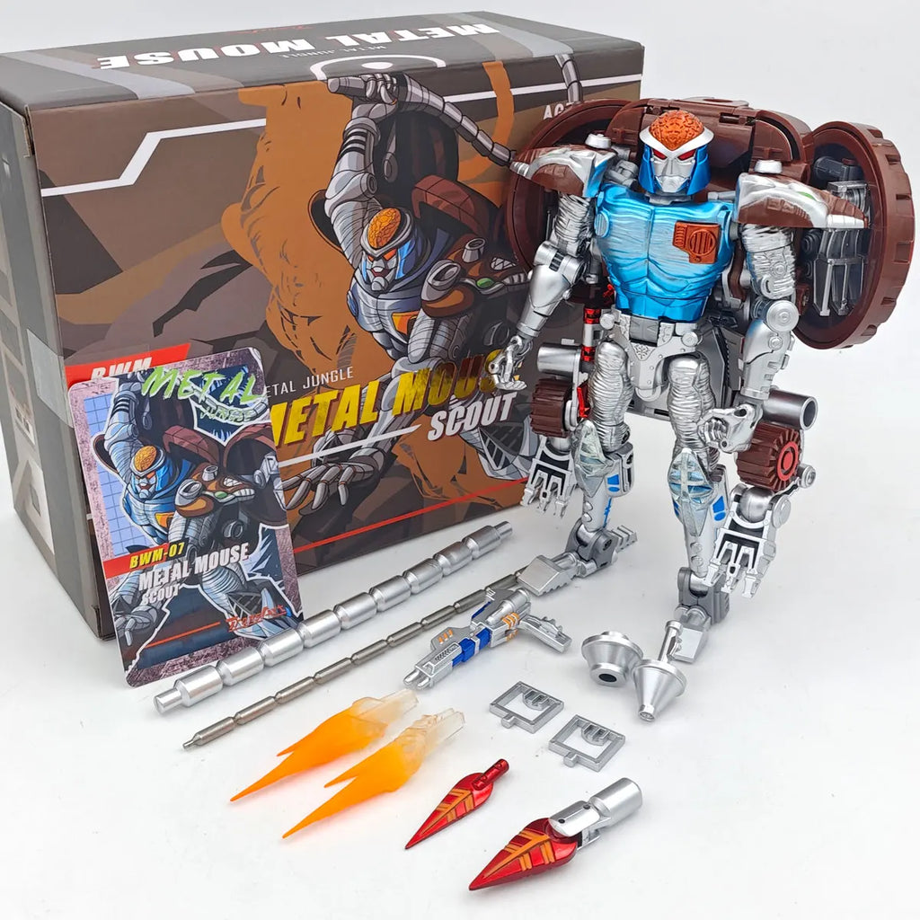 TransArt Toys TA BWM-07  TA METAL Rattrap Beast Wars BW Transformation Action Figure