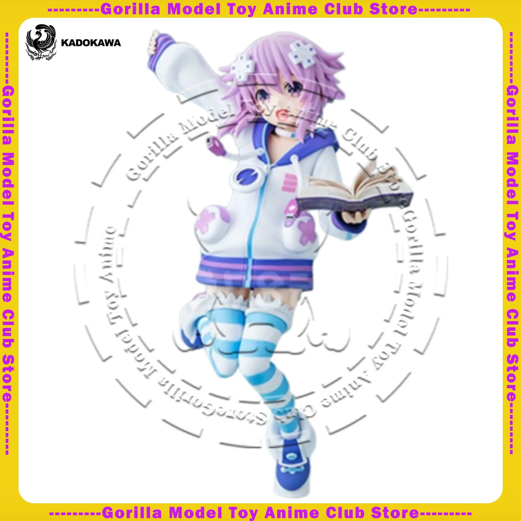 In Stock Original Genuine KADOKAWA Neptune Brave Neptunia 220mm Anime Figure Statue Japanese PVC Collectible Model Gift