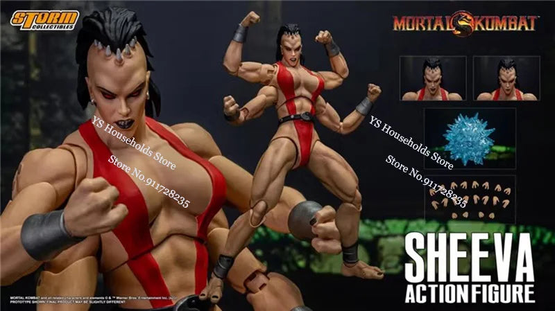 Storm Toys Limited DCMK19 1/12 Collectible SHEEVA Four Hands Action Figure Classic Game Delicate Simulation 6" Full Set Figurine