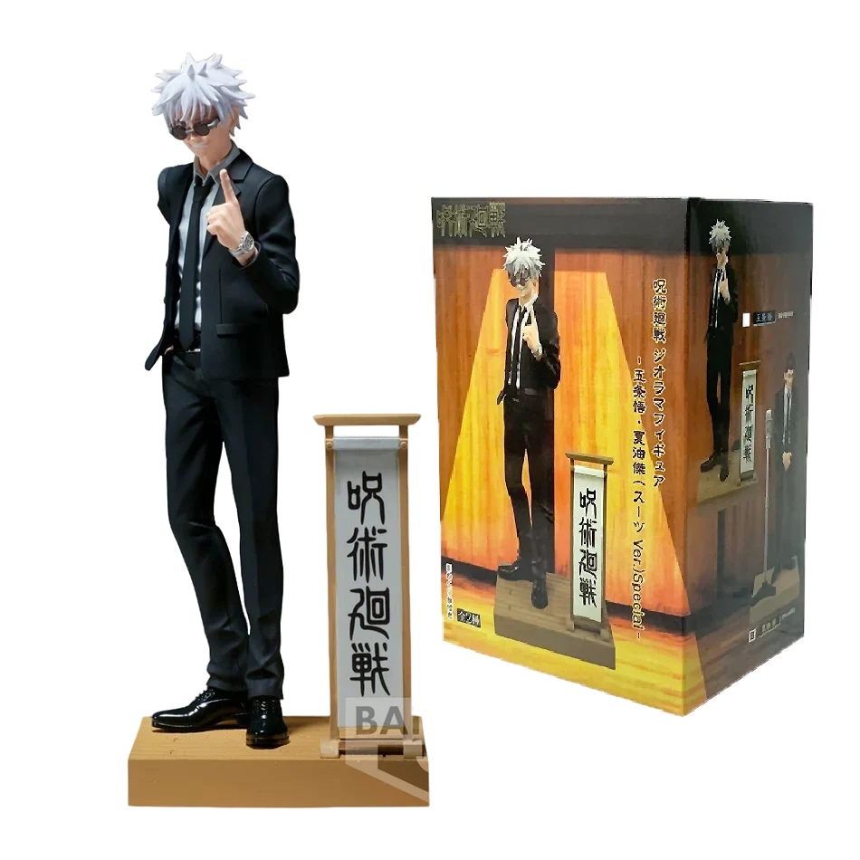 15cm Jujutsu Kaisen Anime Figure Satoru Gojo Geto Suguru Suit Ver. Action Figure Figurine Collection Model Doll Toys
