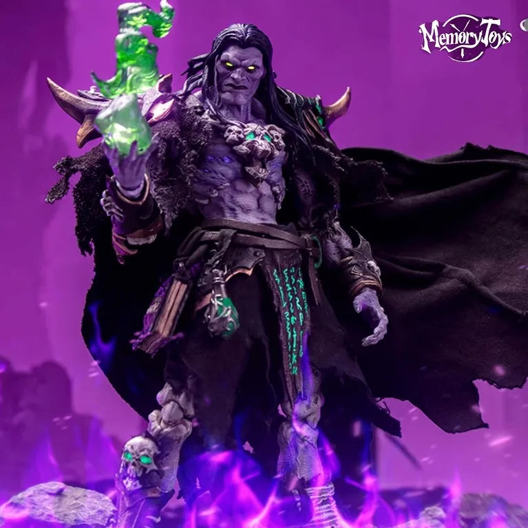 Undead Warlock Baron Salman 1/12 Scale Collectible Action Figure Set Original Memory Toys Anime Peripheral Little Demon Soldier