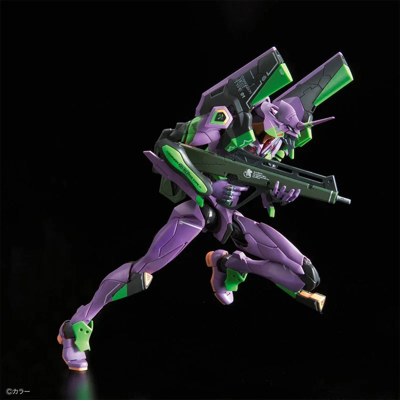 Bandai Original Genuine Figure Evangelion Model Kit RG 1/144 UNIT-01 Collection Action Figures Boys Toys Gifts Toy Gift In Stock