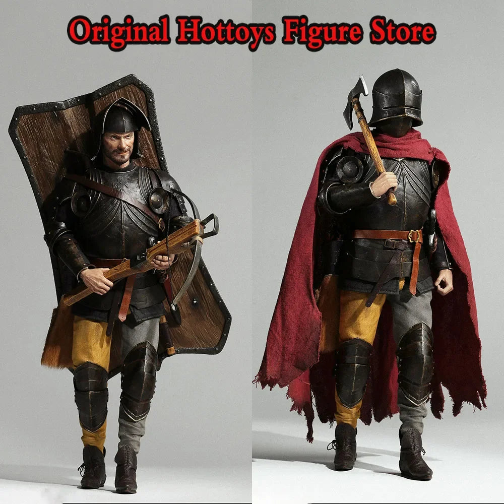 POP COSTUME EE01 1/6 Male Soldier Europa Universalis French Mercenary Genoa Crossbowman Captain Full Set 12'' Action Figure Doll