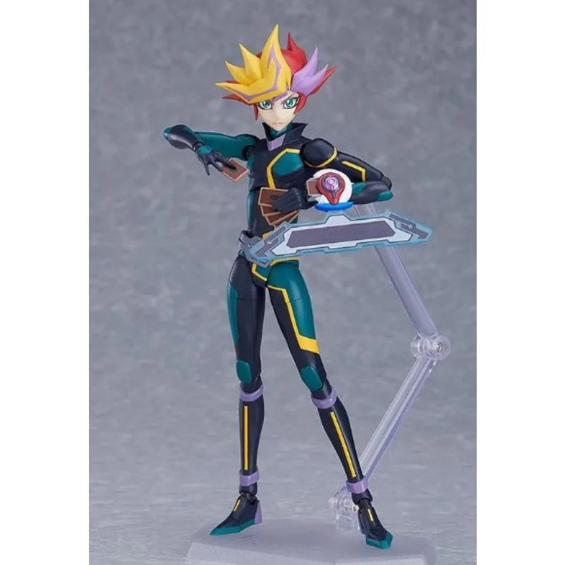 Max Factory Original Figma Yusaku Fujiki Playmaker Anime Action Figures Toys for Boys Christmas Gift Collectible Model Ornaments