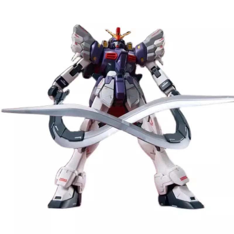 BANDAI PB MG 1/100 Anime Action Figures XXXG-01SR2 Sandrock Custom New Mobile Report Gundam Wing Assembly Plastic Model Kit Toys
