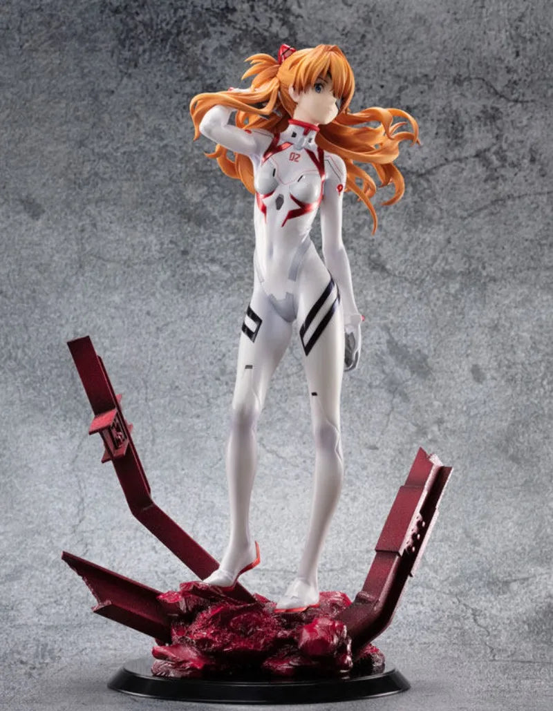 In stock Genuine EVA  Final task Asuka Langley Soryu 27CM PVC Action Anime Figure Model Toys Figure Collection Doll Gift